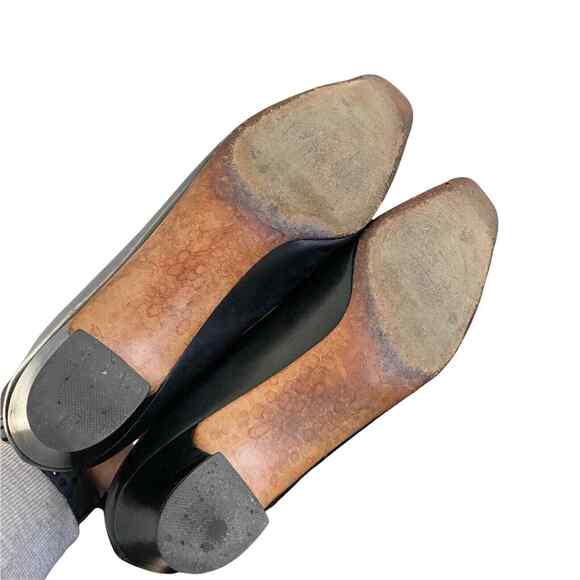 Ferragamo Womens Size 7 AAA Heels Lot of 3 Modest Pumps Leather NEEDS HEEL TAPS - Picture 8 of 8